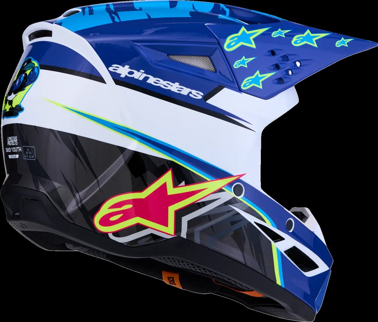 Casco Alpinestars S-M3 Infantil Azul