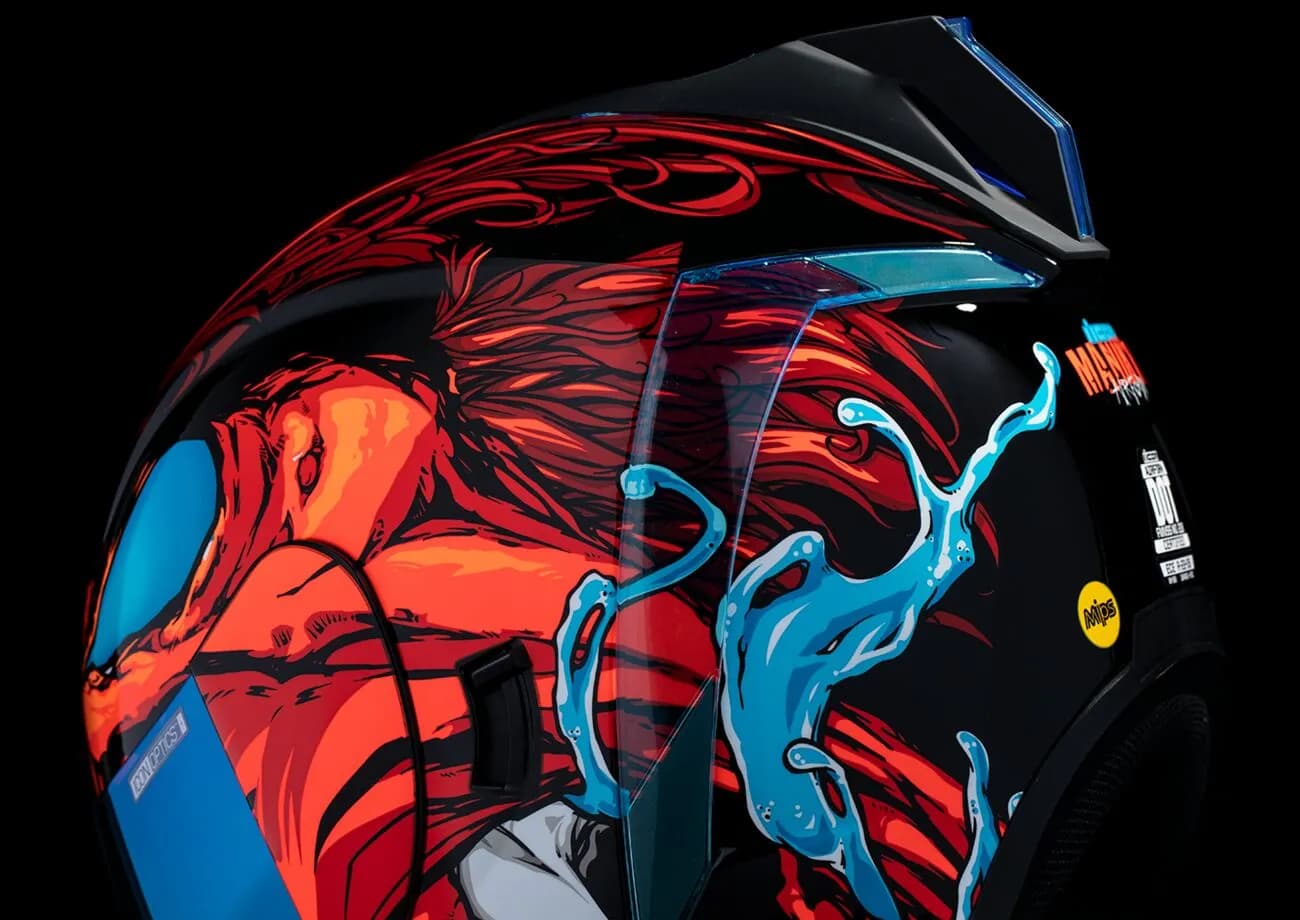 Casco ICON Airflorm MIPS Manik'RR Rojo