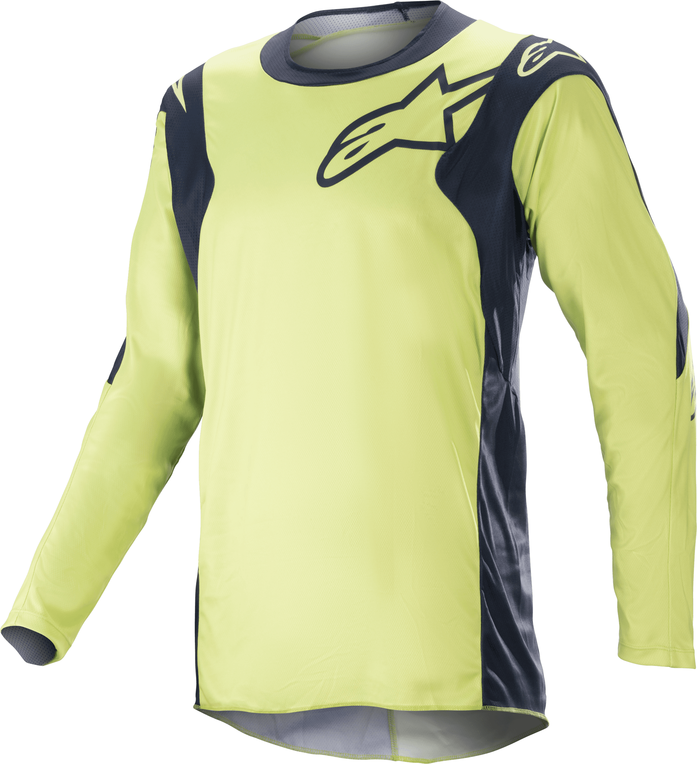 Camiseta Alpinestars Racer Hoen Azul Verde Fluor-D image_1