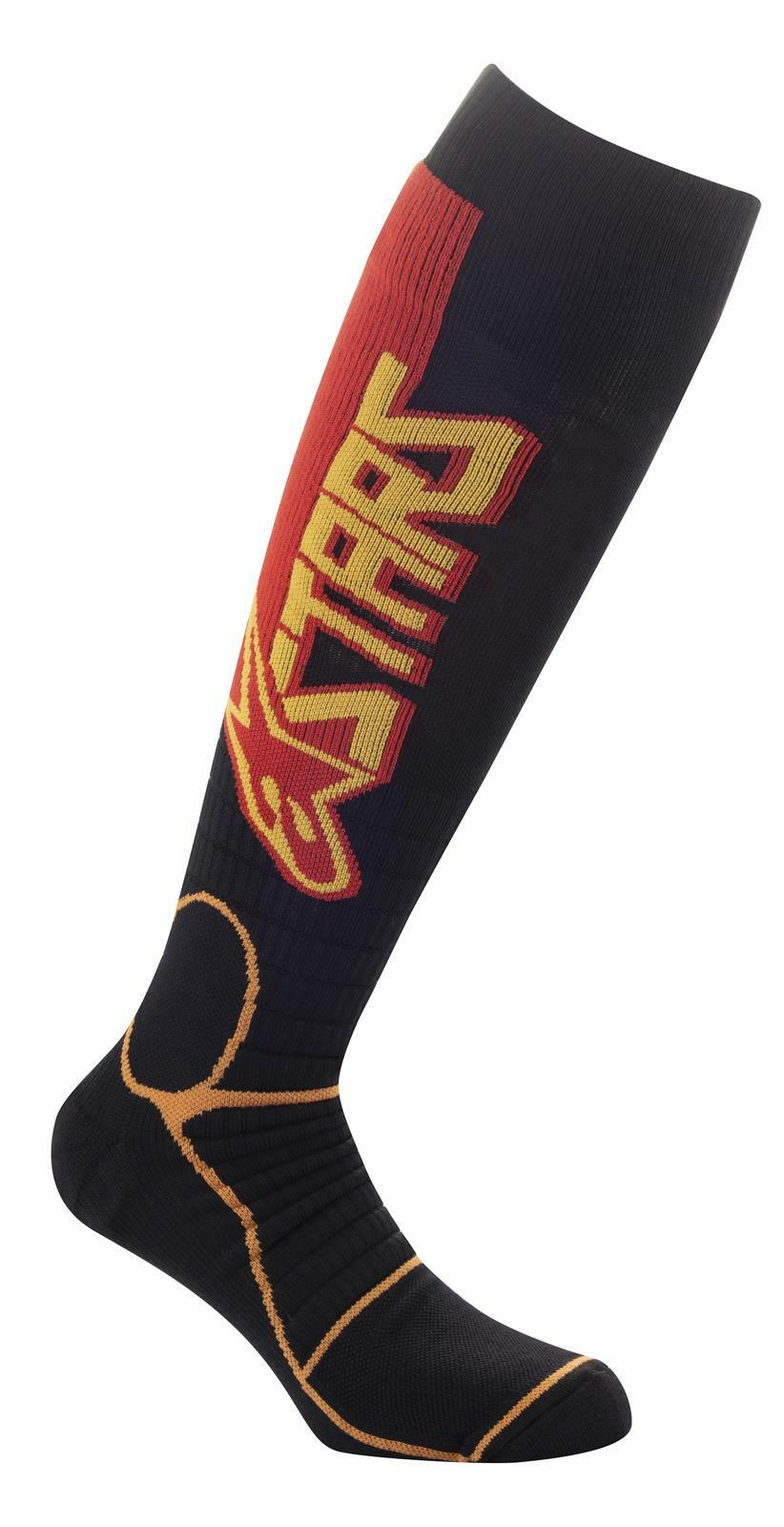 Calcetines Alpinestars MX Pro Negro Amarillo Tange image_1