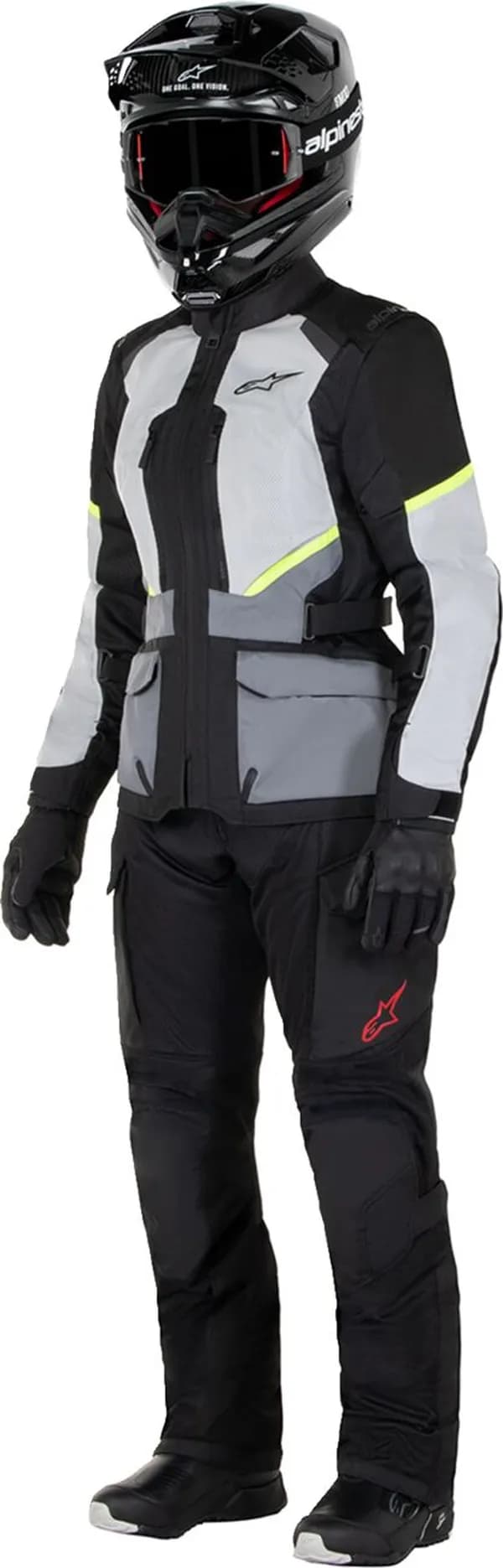 Chaqueta Alpinestars Andes Air Stella Gris Negro A Chaqueta Alpinestars Andes Air Stella Gris Negro A