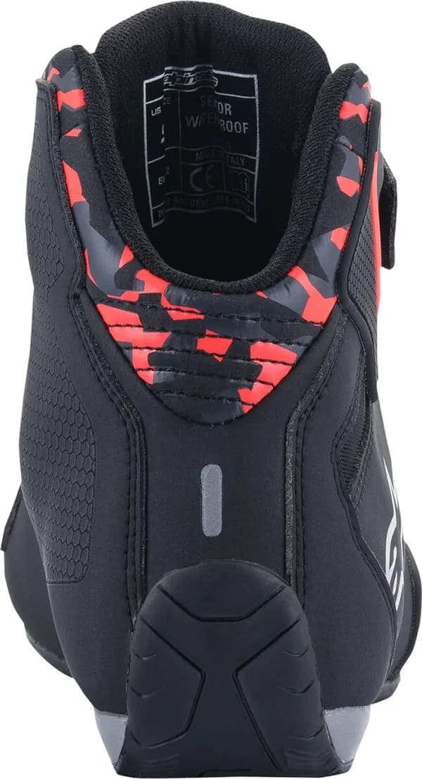 Botas Alpinestars Sektor Waterproof Negro Gris Roj Botas Alpinestars Sektor Waterproof Negro Gris Roj