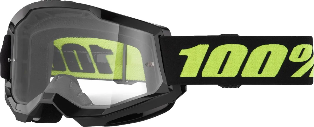 Gafas 100% Strata-2 Negro Amarillo Transparente image_1