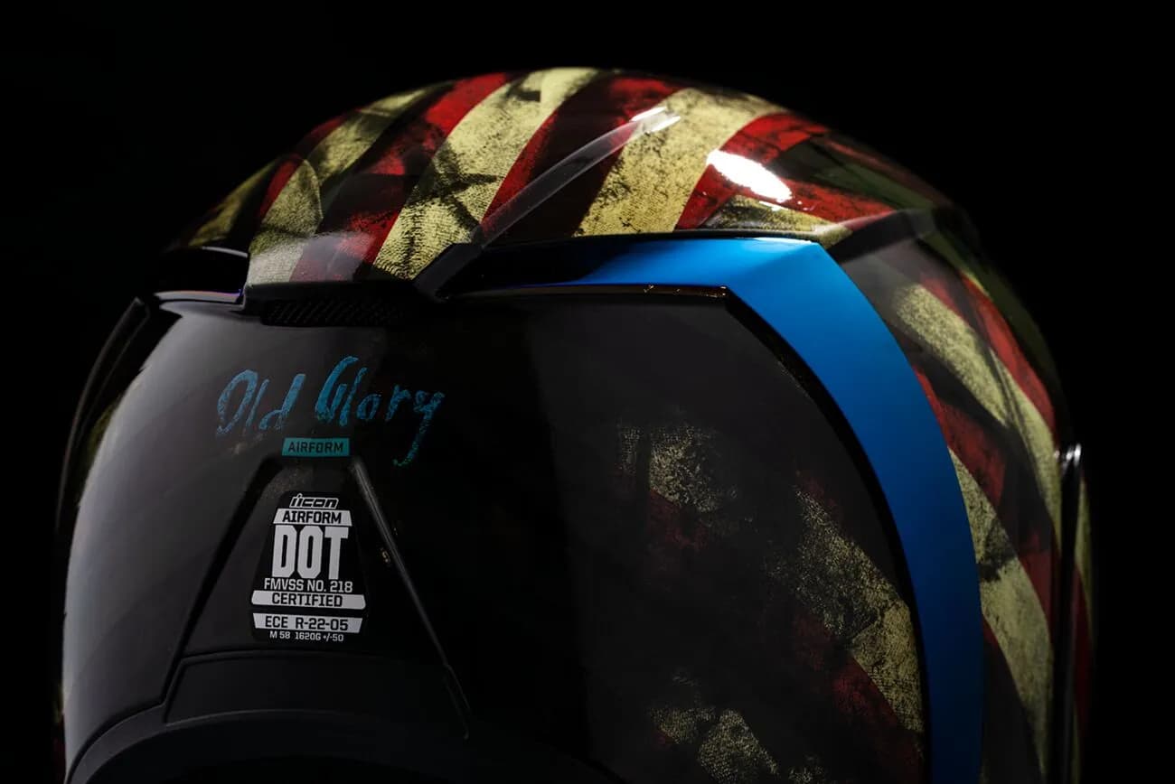 Casco ICON Airform Old Glory Casco ICON Airform Old Glory