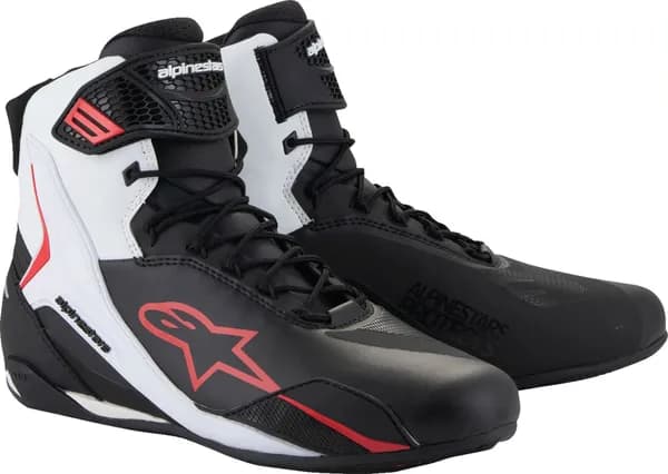 Botas Alpinestars FASTER-4 Negro Blanco Rojo Botas Alpinestars FASTER-4 Negro Blanco Rojo