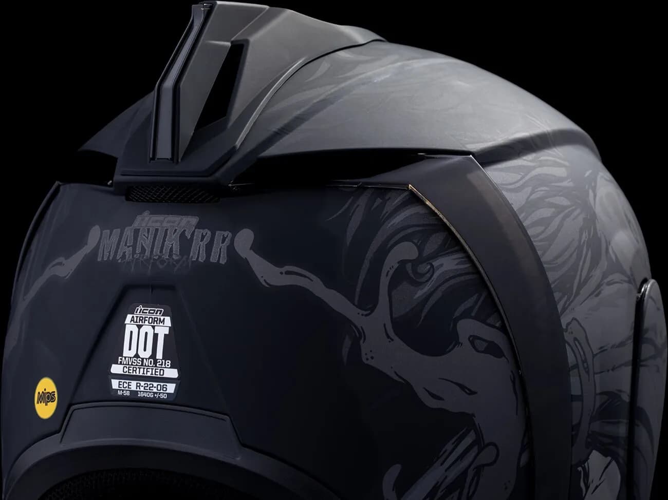 Casco ICON Airflorm MIPS Manik'RR Negro Casco ICON Airflorm MIPS Manik'RR Negro