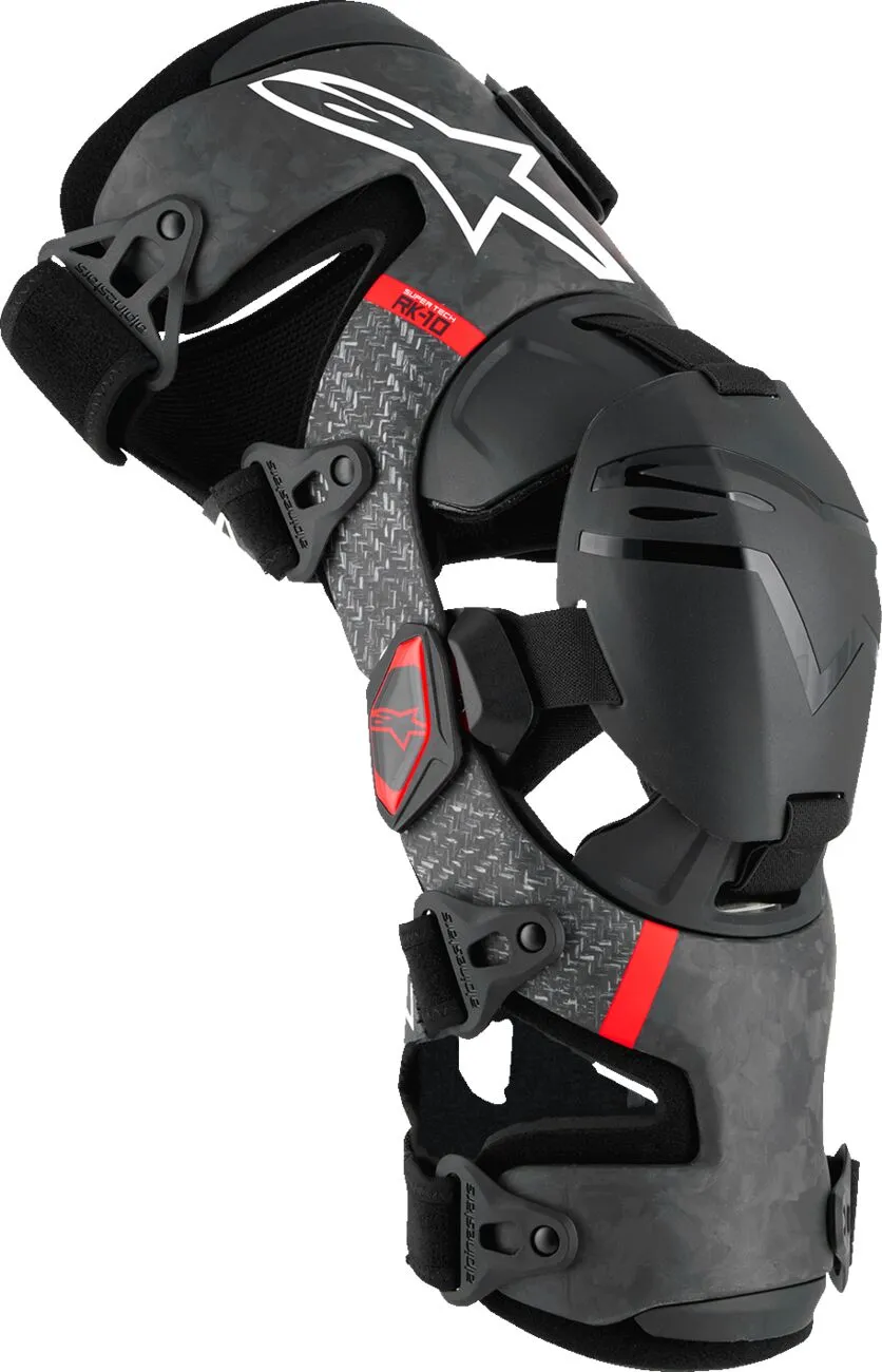 Rodillera Alpinestars SuperTech RK-10 Plasma Negro Rojo image_1